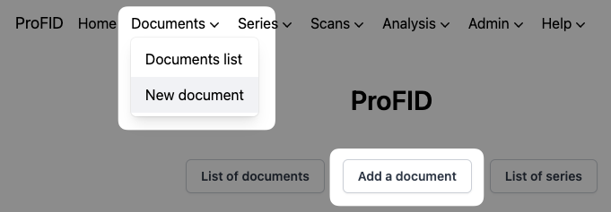Add document link