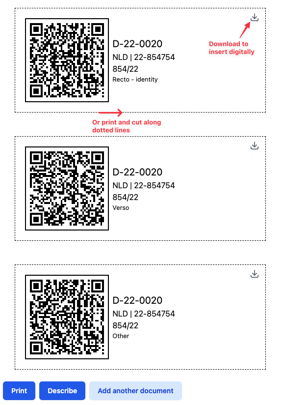 QR codes